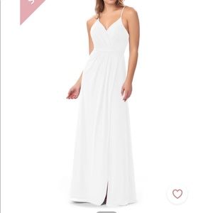 Azazie Luxy Ivory Bridesmaid Dress